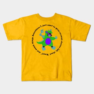 Sometimes I Just Want To Go "Rawr" And Smash Things (MD23QU007) Kids T-Shirt